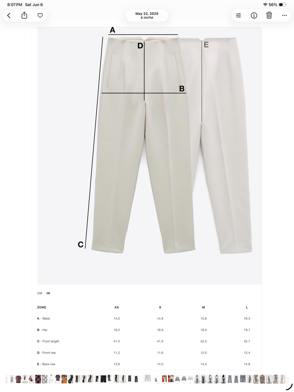 Zara Black Textured Wide-Leg Trousers - Picture 9 of 16